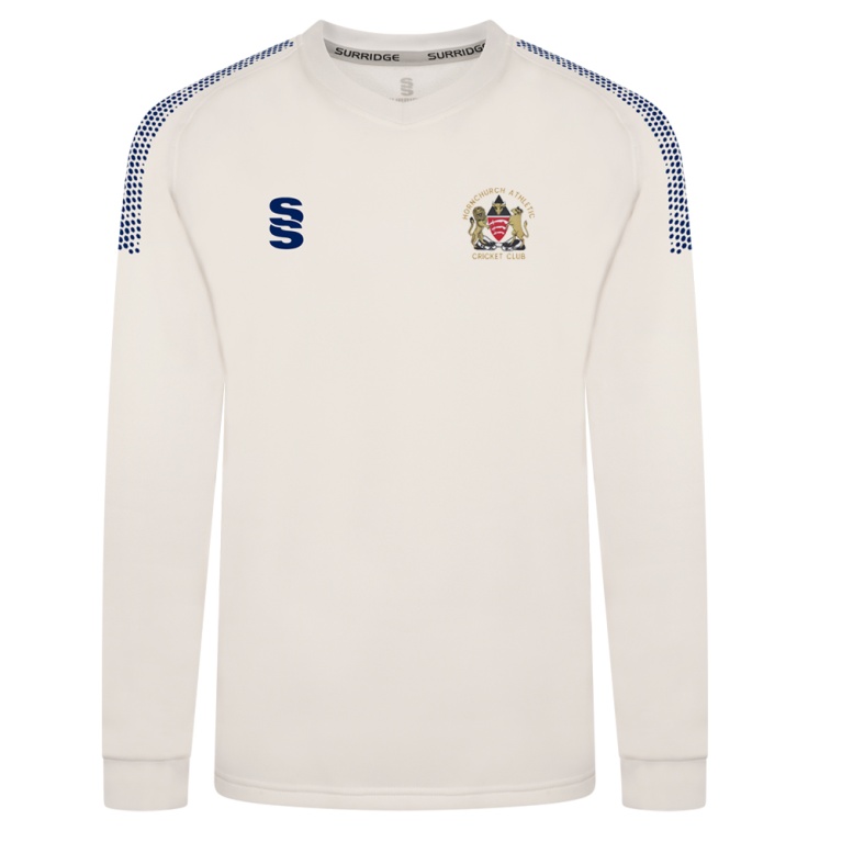 HORNCHURCH ATHLETIC CC BLAST LONG SLEEVE WOMEN'S SWEATER - Ivory