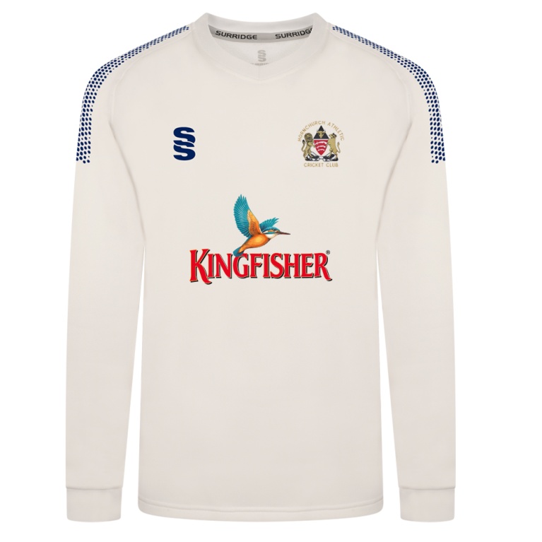 HORNCHURCH ATHLETIC CC BLAST LONG SLEEVE WOMEN'S SWEATER - Ivory