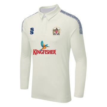 HORNCHURCH ATHLETIC CC DUAL LONG SLEEVE CRICKET SHIRT (WOMENS)-Ivory