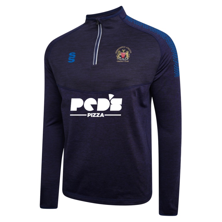 Hornchurch Athletic CC -  Junior - 1/4 Zip Dual Performance Top